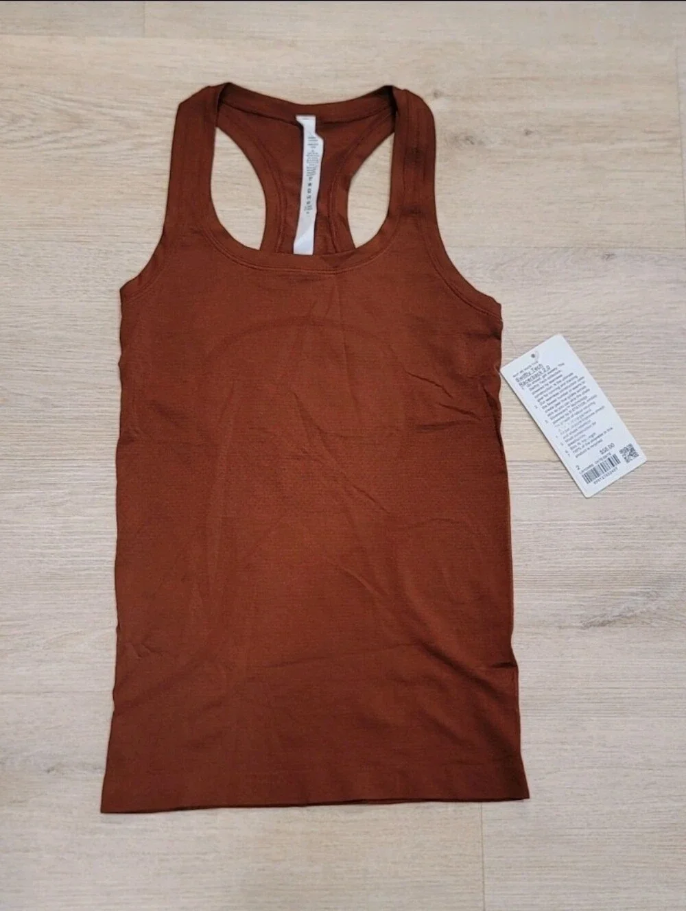 Lululemon Swiftly Tech Racerback 2.0 Tank Top Dark Terracotta Size 2
